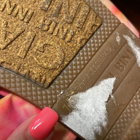 GIANNI BINI  women’s textile slip on flat 3 knot straps rainbow colors size 7.5 - Picture 5 of 8